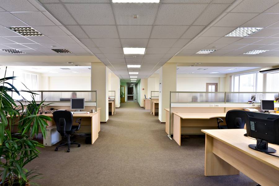 Illustration of an office
